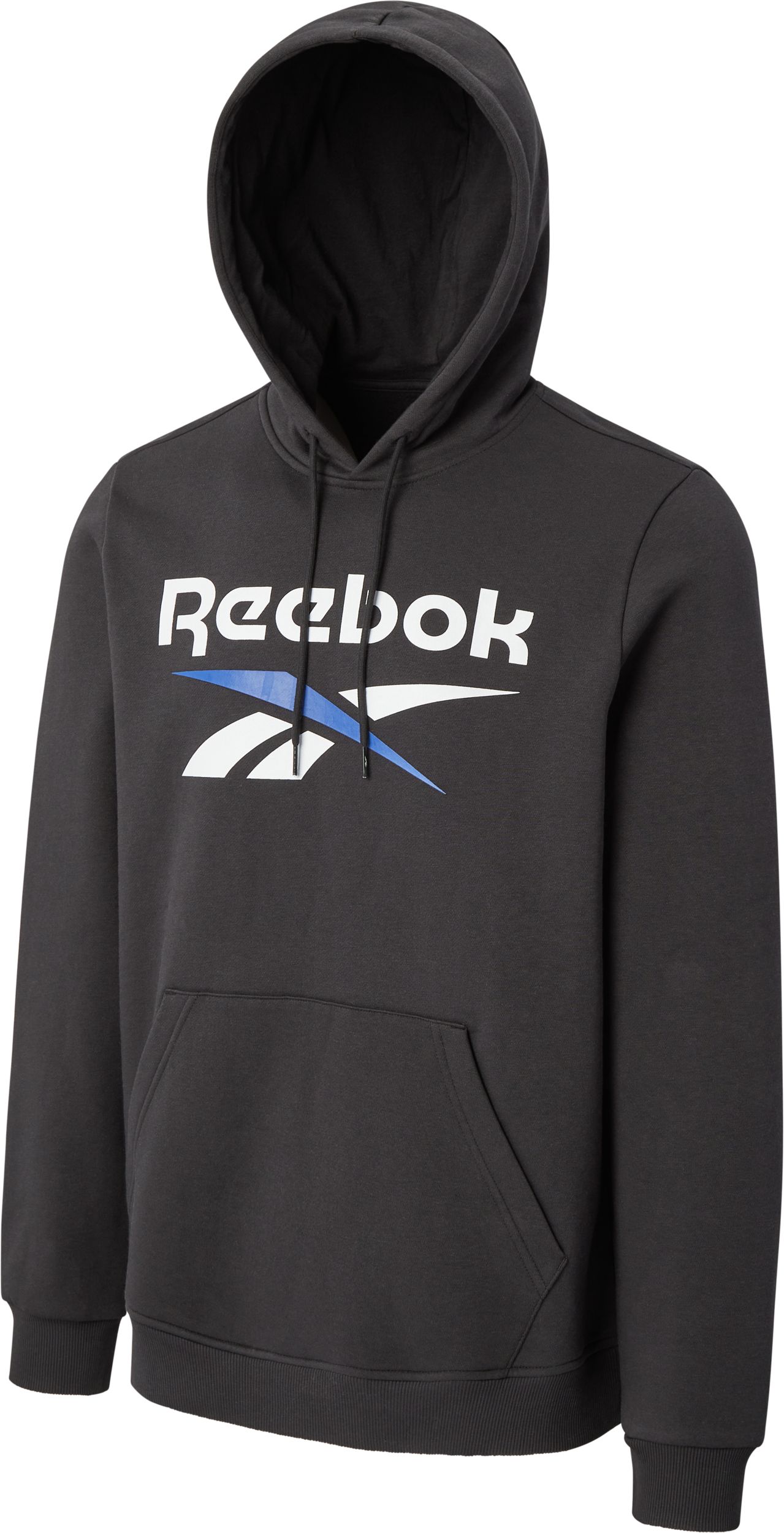 Reebok Men's Identity Fleece Stacked Logo Pullover Hoodie
