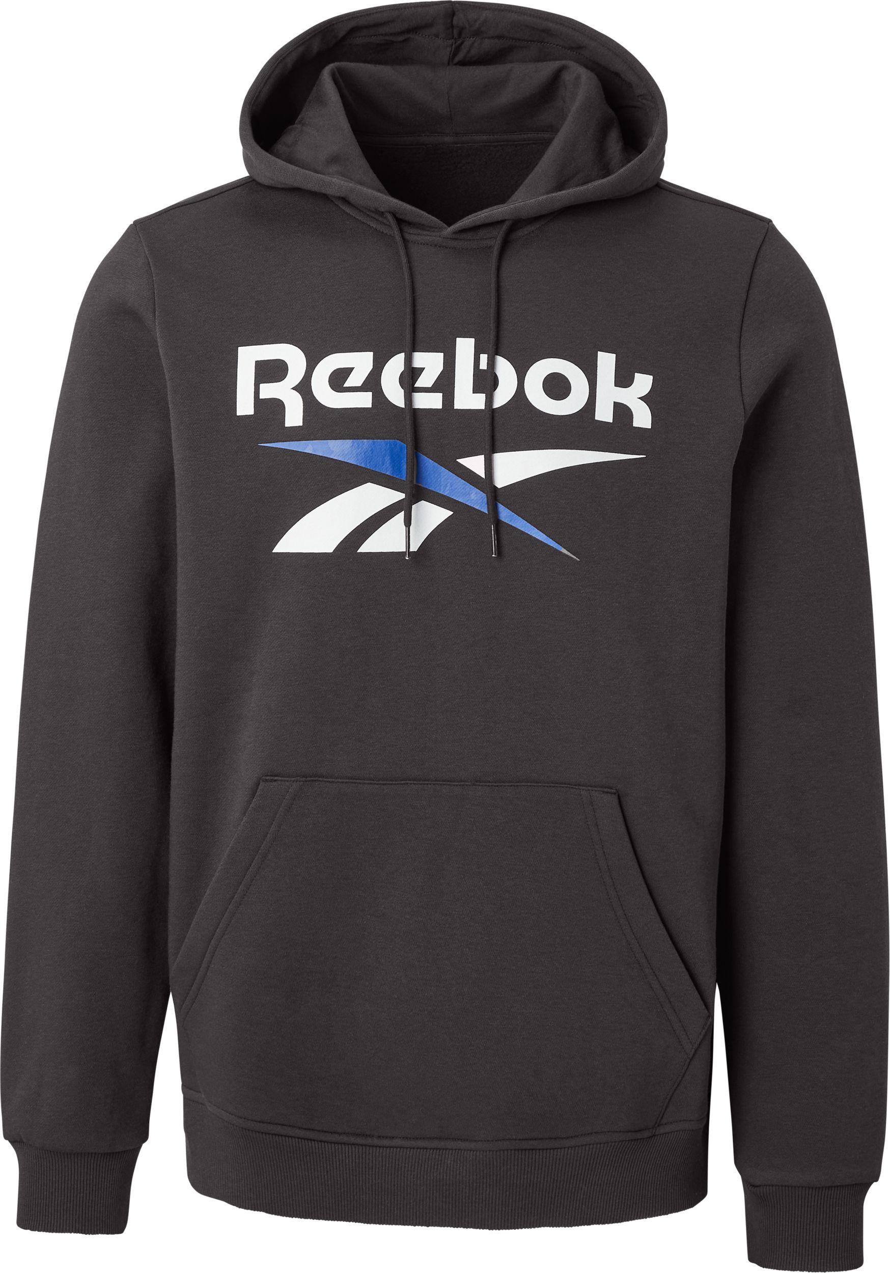 Reebok Men's Identity Fleece Stacked Logo Pullover Hoodie