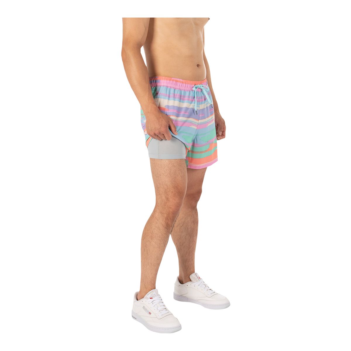 SAXX Men's Oh Buoy 5 Inch 2 in 1 Volley Shorts