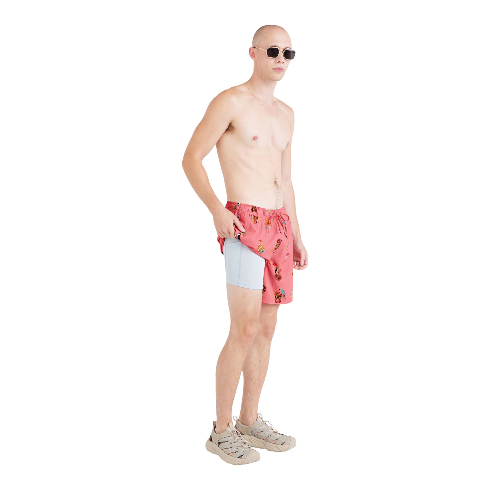 SAXX Men's Oh Buoy 7 Inch 2 in 1 Volley Shorts