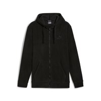 PUMA Men's ESS Polar Fleece Full Zip Hoodie Front_Flat