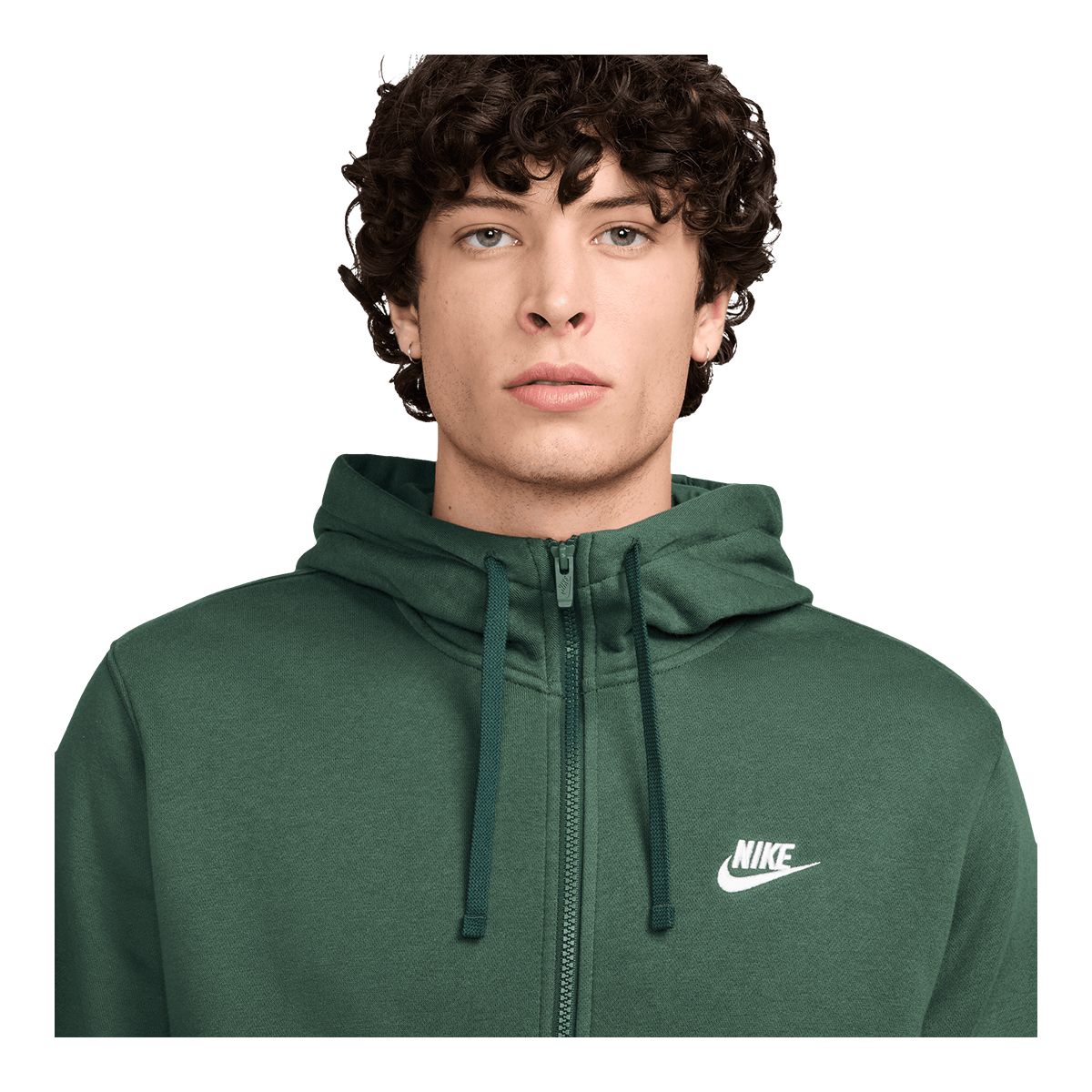 Nike Sportswear Men's Club Brushed Fleece Full Zip Hoodie
