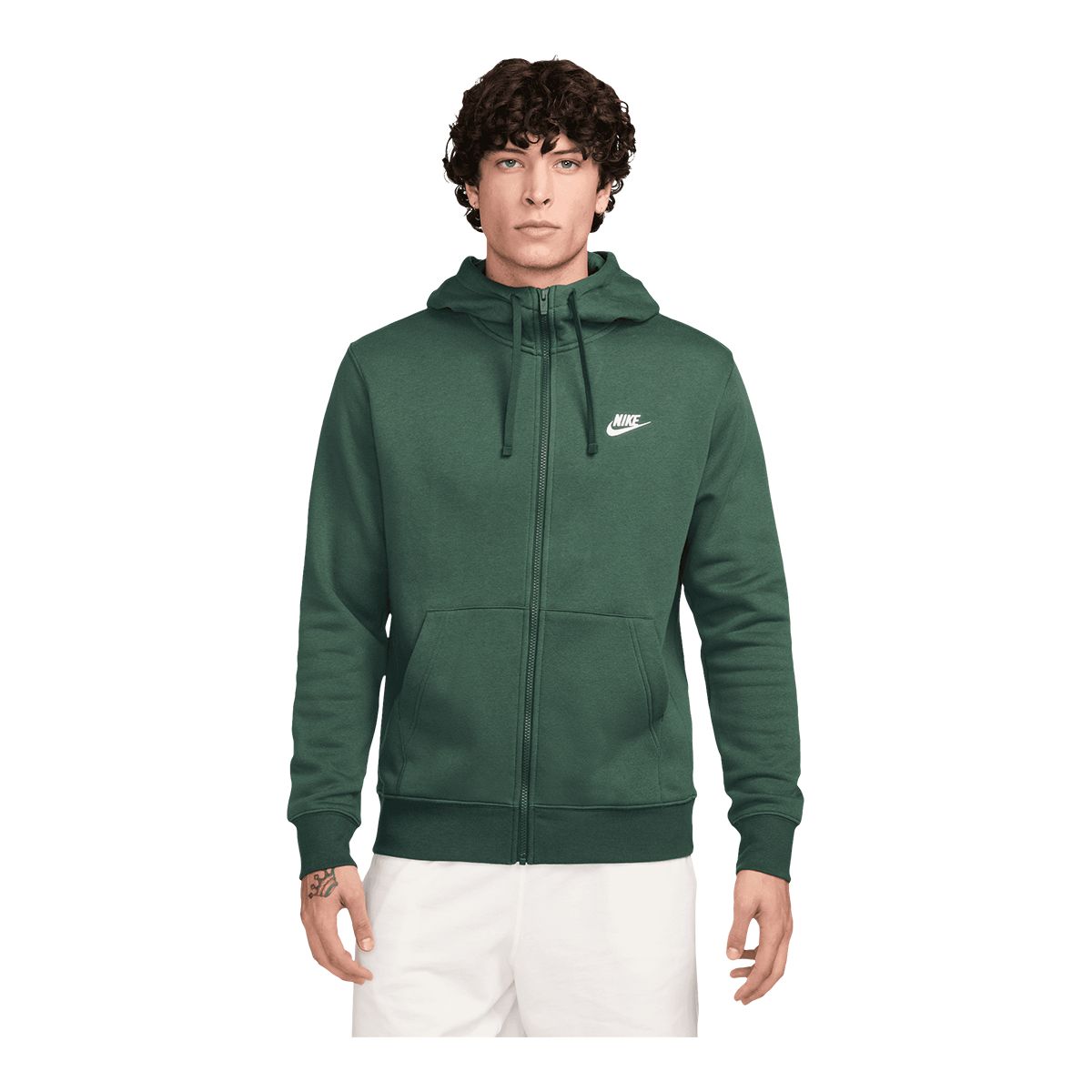 Nike Sportswear Men's Club Brushed Fleece Full Zip Hoodie