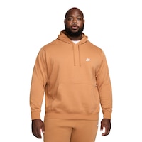Nike Sportswear Men's Club Fleece Pullover Hoodie Front_Flat