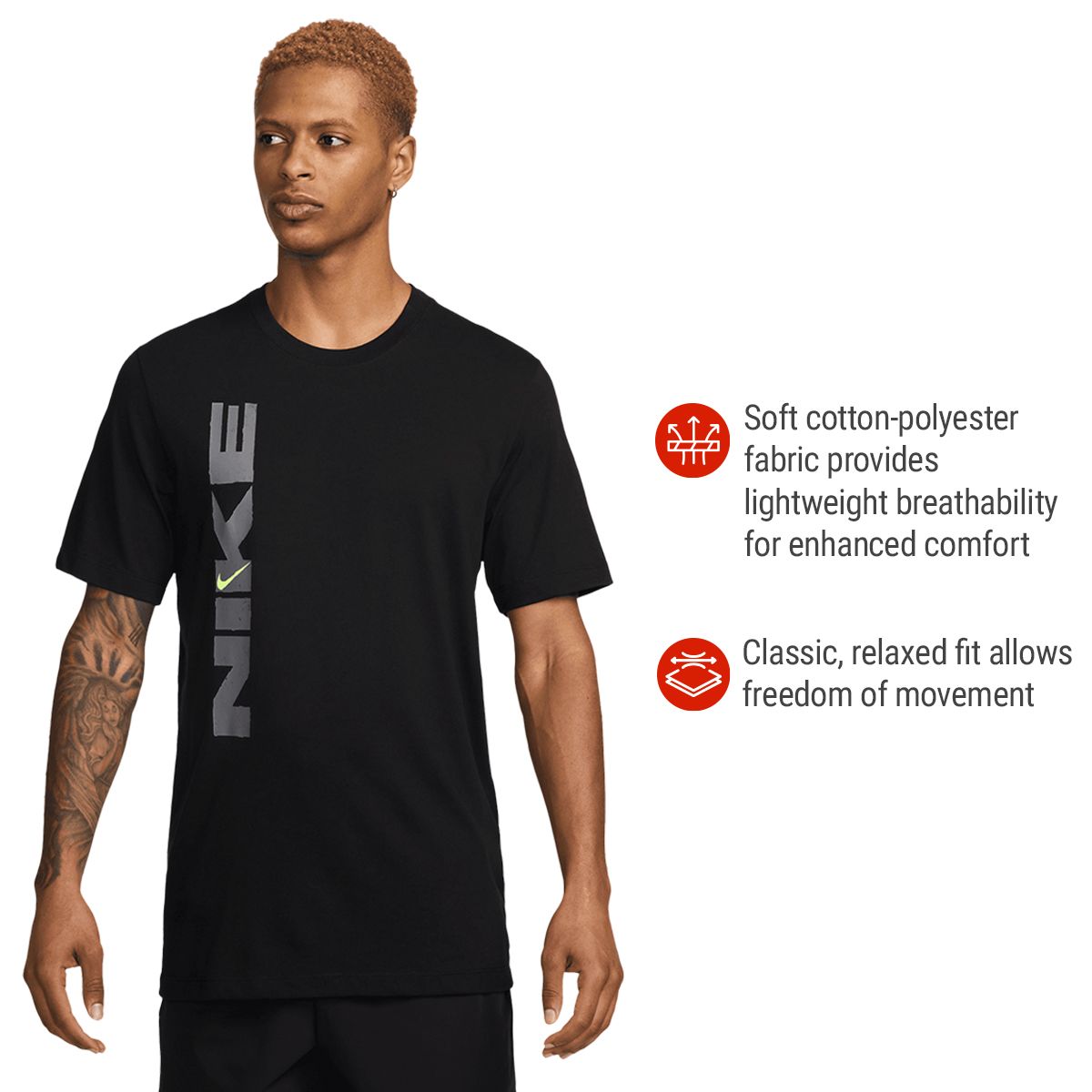 Nike Men's Dri-FIT Vintage Fitness T Shirt