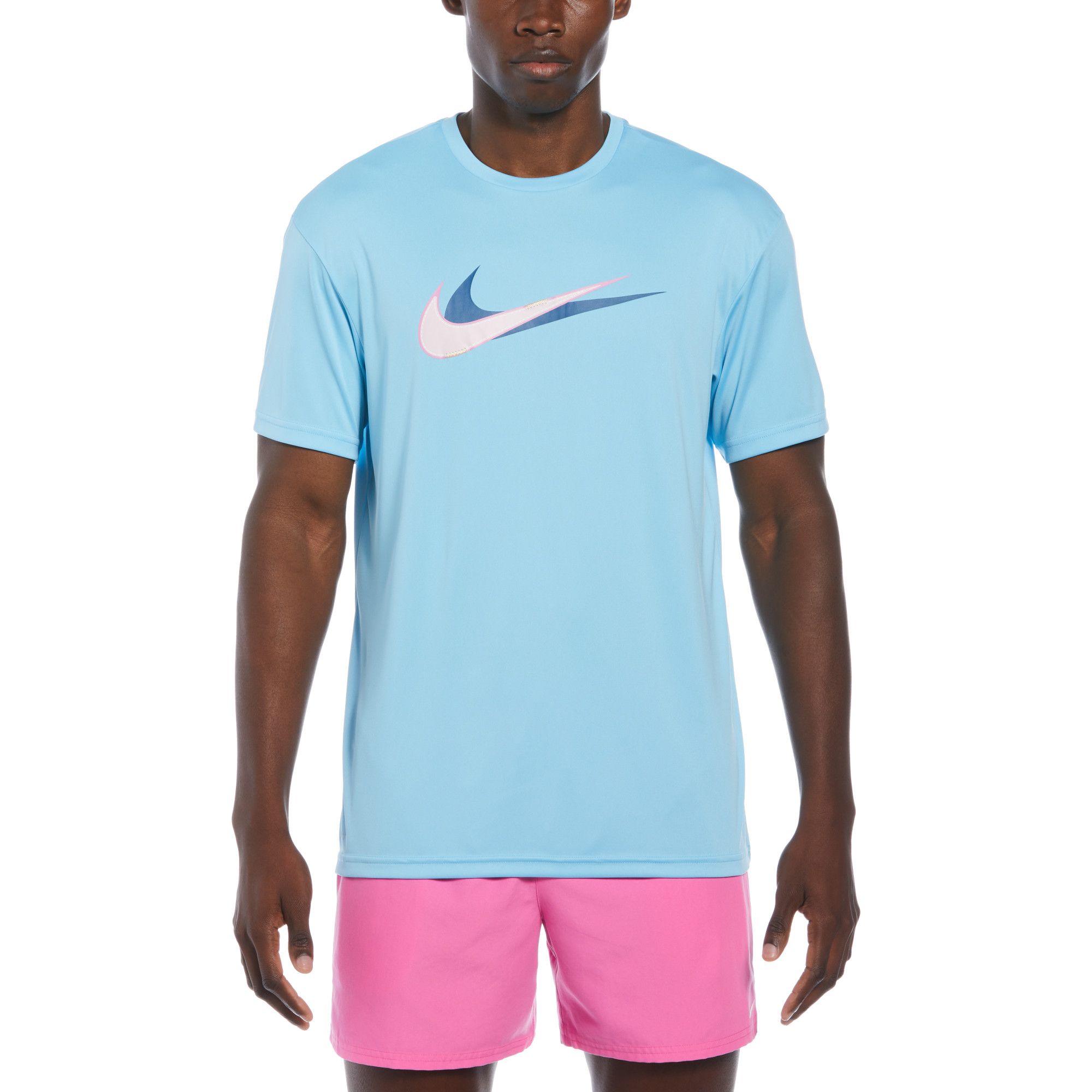 SportChek has Nike Men's Stacked Swoosh Hydroguard T Shirt