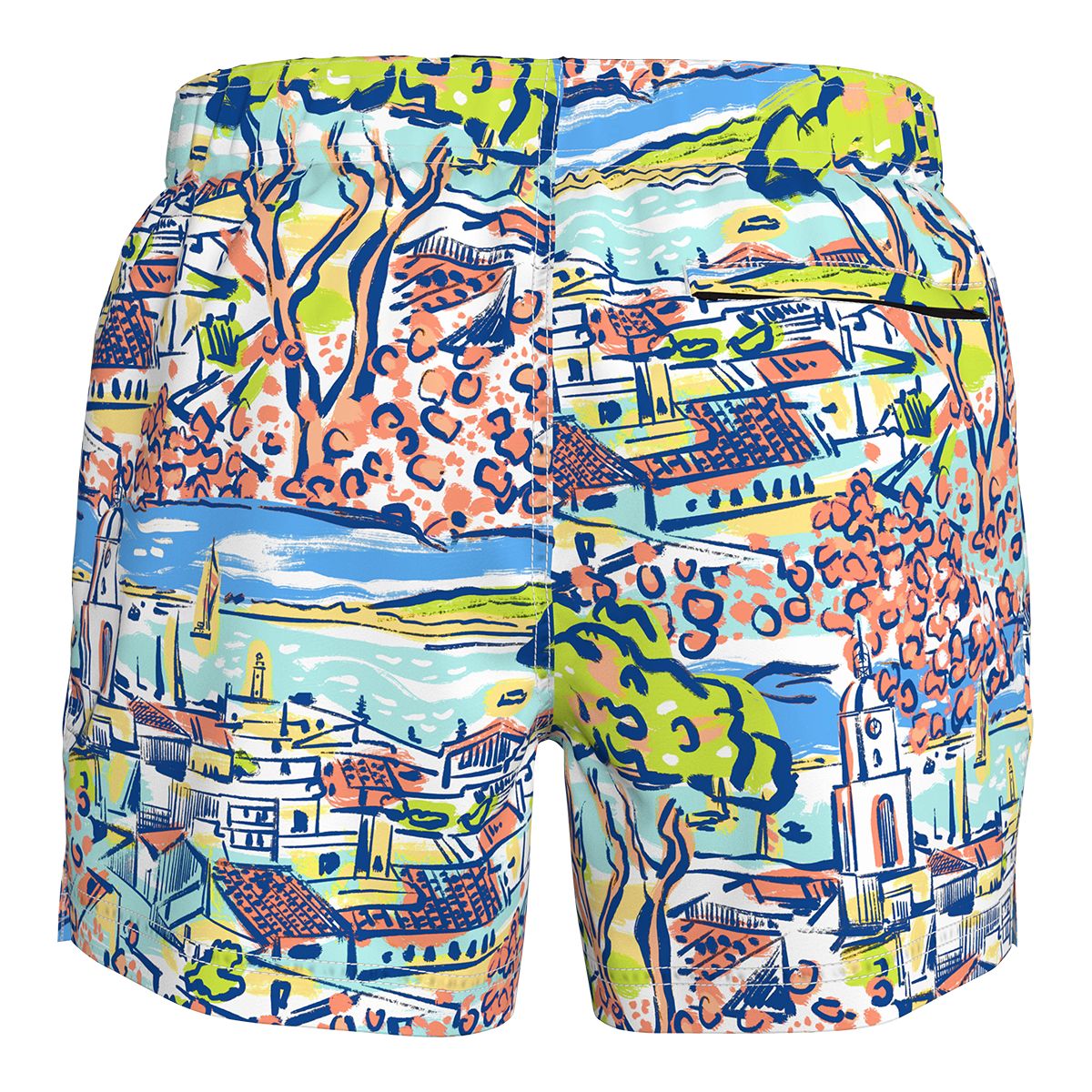 Speedo Men's Print Redondo Edge Volley Shorts