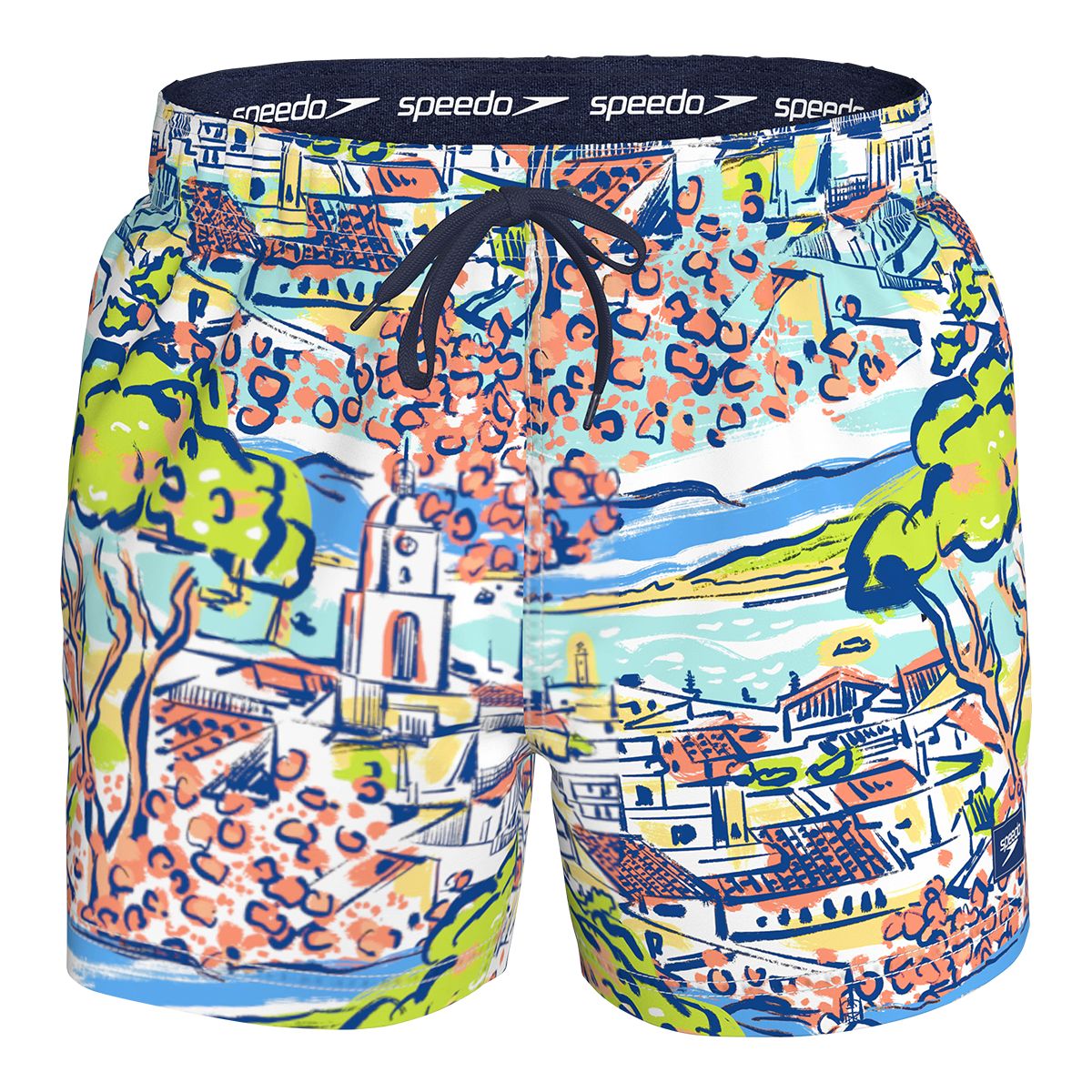 Speedo Men's Print Redondo Edge Volley Shorts