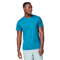 FWD Men's Digi Stripe Tech T-Shirt Front_Flat