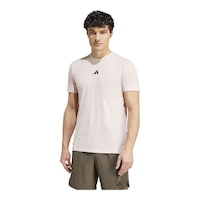 adidas Men's Designed For Training Workout T Shirt Front_Angled_Left