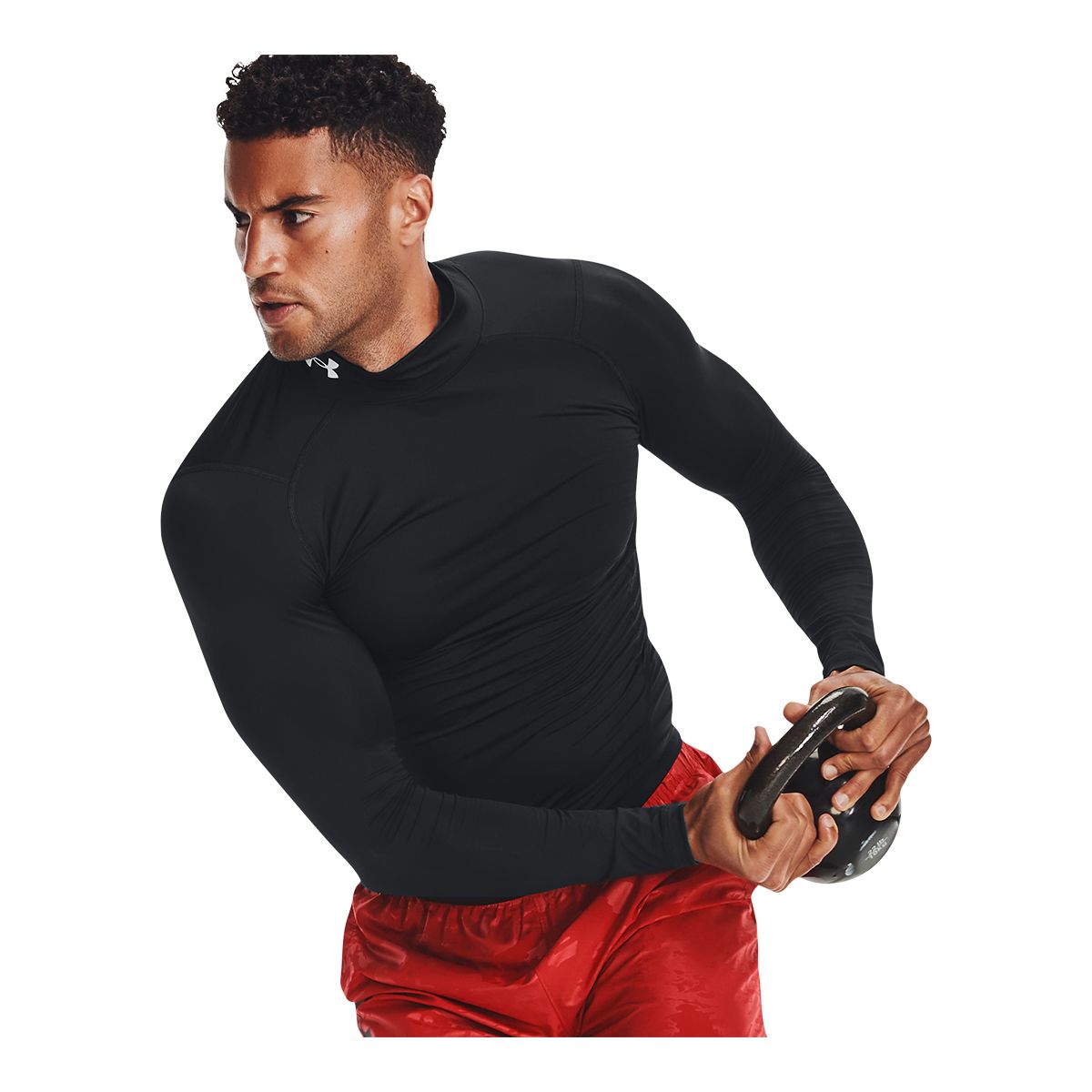 Under Armour Men's HeatGear© Armour Compression Mock Long Sleeve Shirt