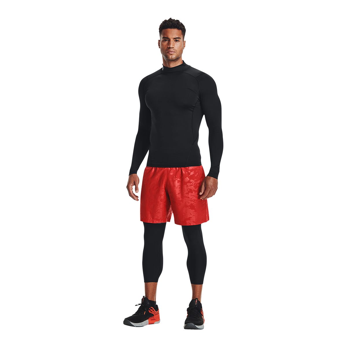 Under Armour Men's HeatGear© Armour Compression Mock Long Sleeve Shirt