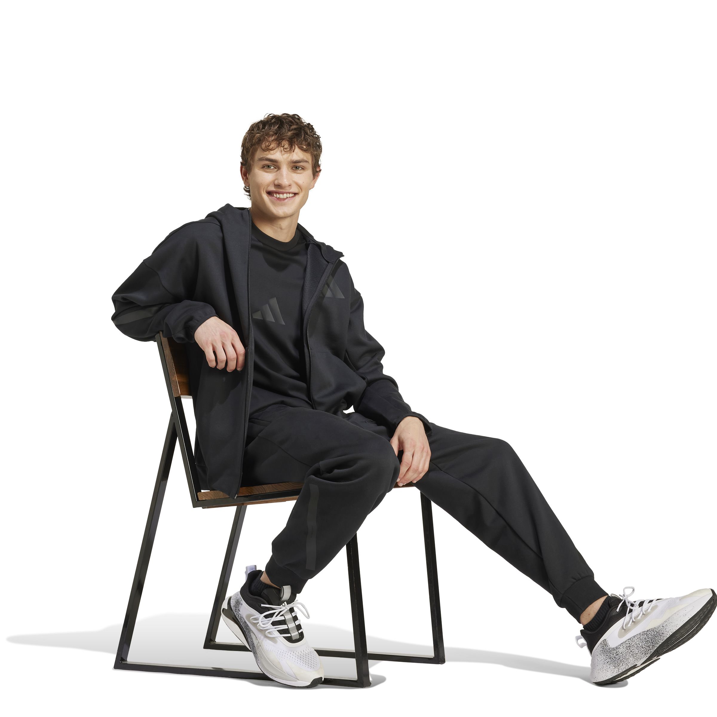 adidas Men's New Z.N.E. Full Zip Hooded Track Jacket