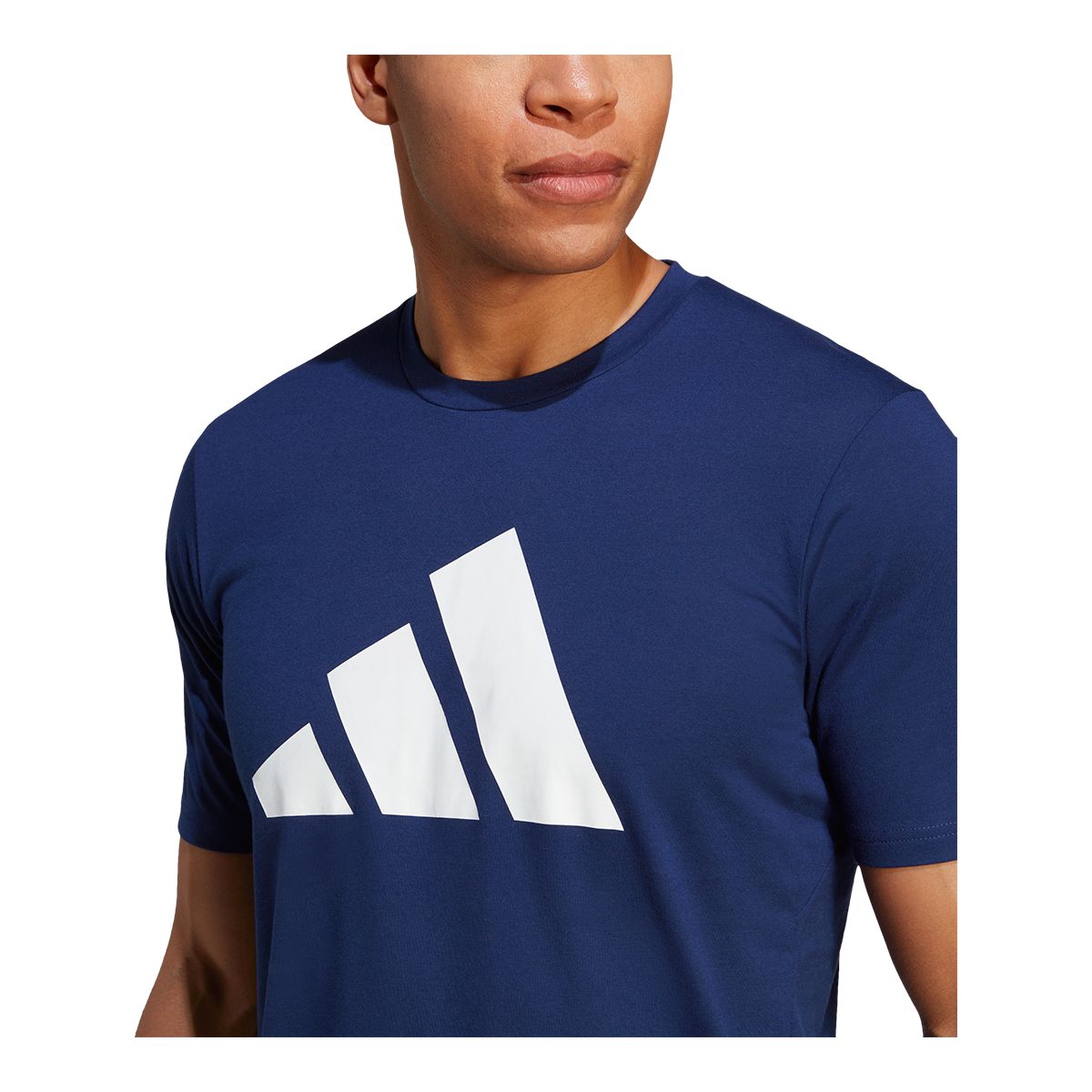 adidas Men's Extended Size TR 3 Bar Logo T Shirt