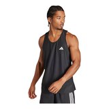 adidas Men's Own The Run Tank Front_Three_Fourths_Angled_Left