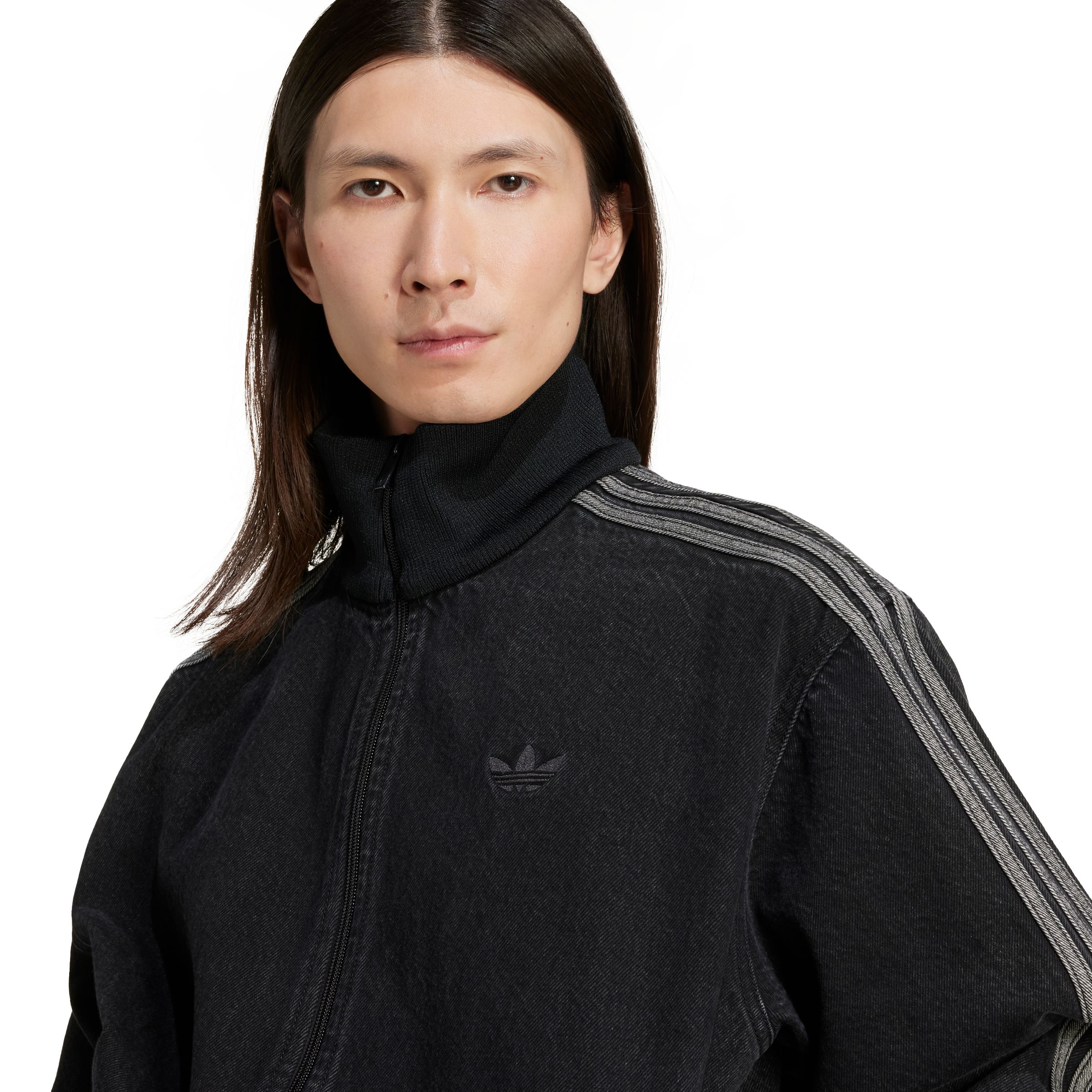 adidas Originals Men's Denim Track Jacket