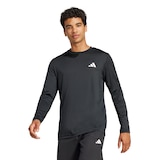 adidas Men's Extended Size TR Stretch Long Sleeve T Shirt Front_Angled_Left