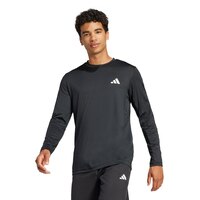 adidas Men's Extended Size TR Stretch Long Sleeve T Shirt Front_Angled_Left