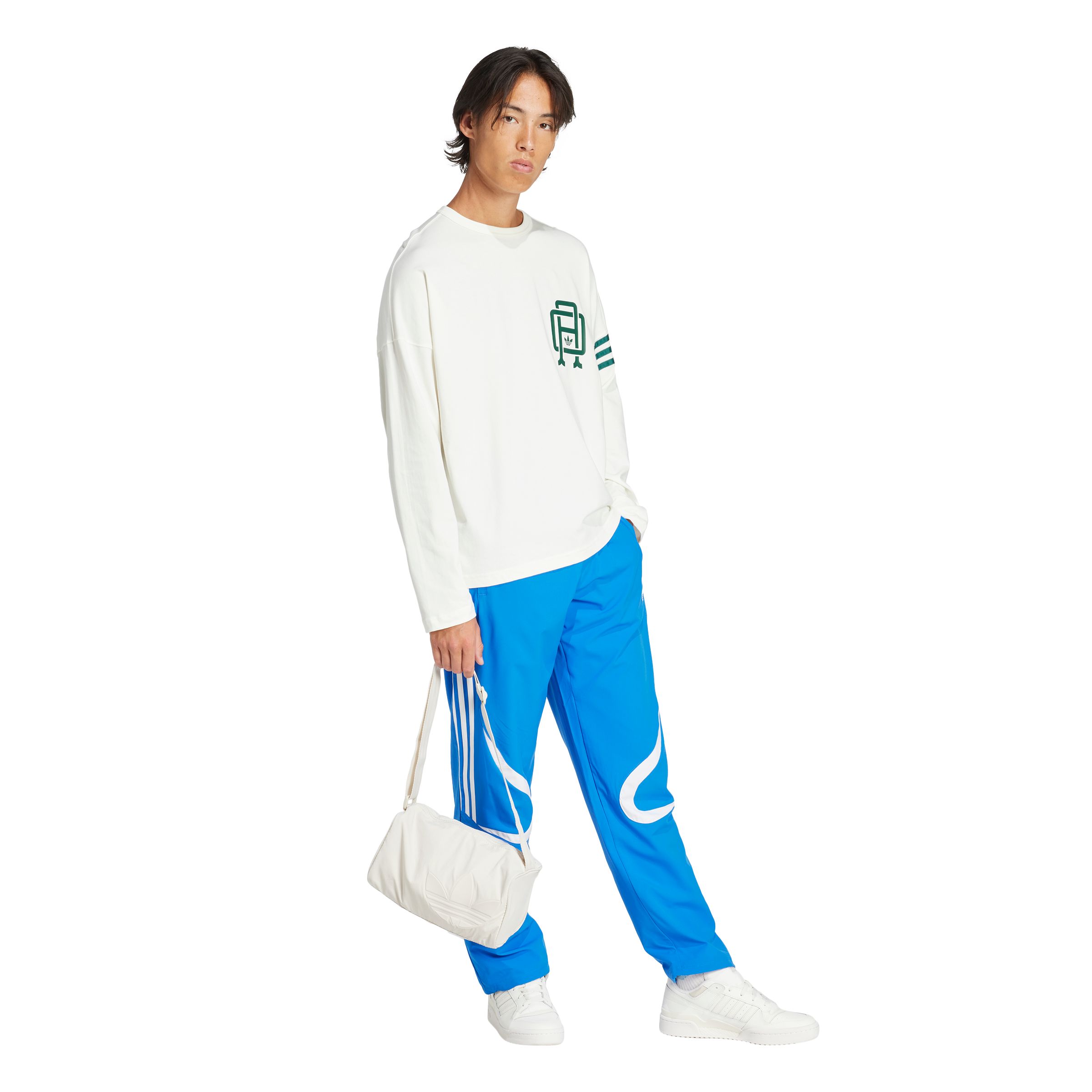 adidas Originals Men's Varsity Long Sleeve T Shirt