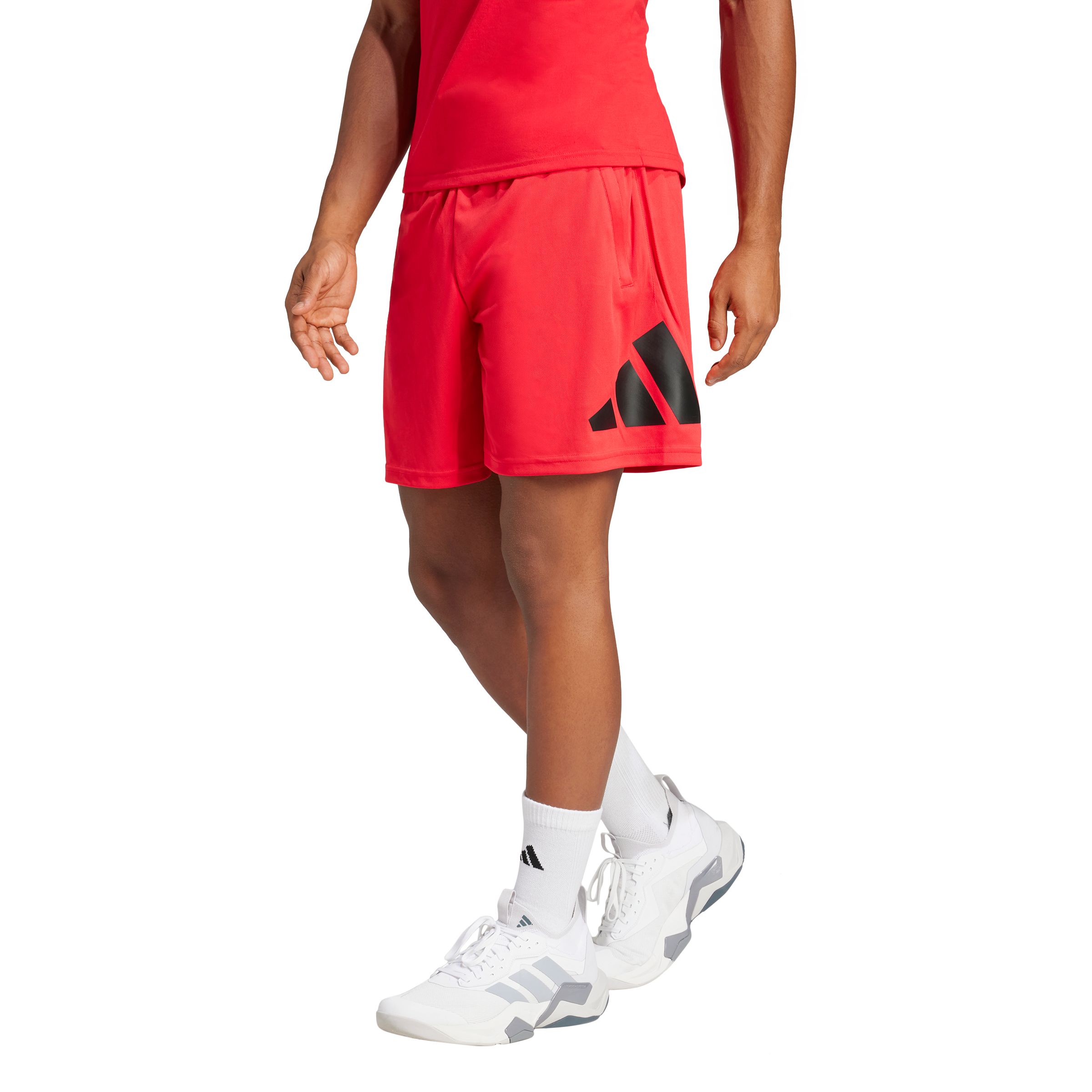 adidas Men's Extended Size TR 3 Bar 9 Inch Shorts