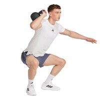 adidas Men's Power 3-Stripe 7 Inch Shorts Front_Angled_Right