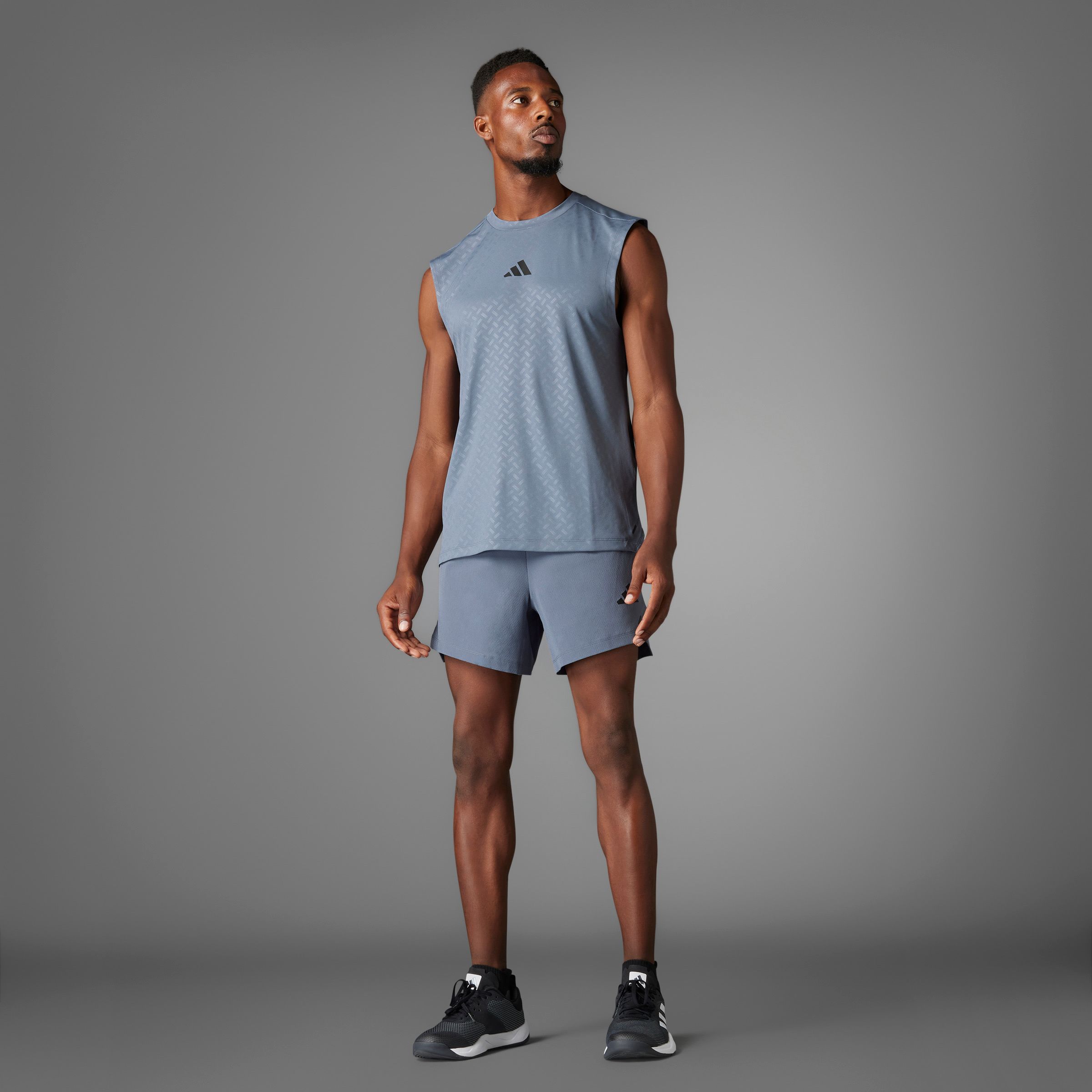 adidas Men's Power 3-Stripe 7 Inch Shorts