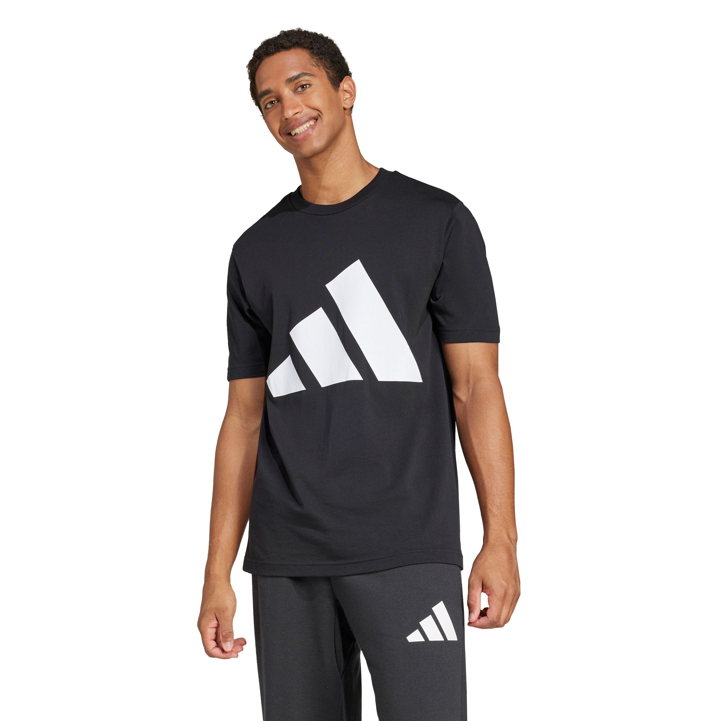 adidas Men's Sportswear Essentials Big Logo T Shirt