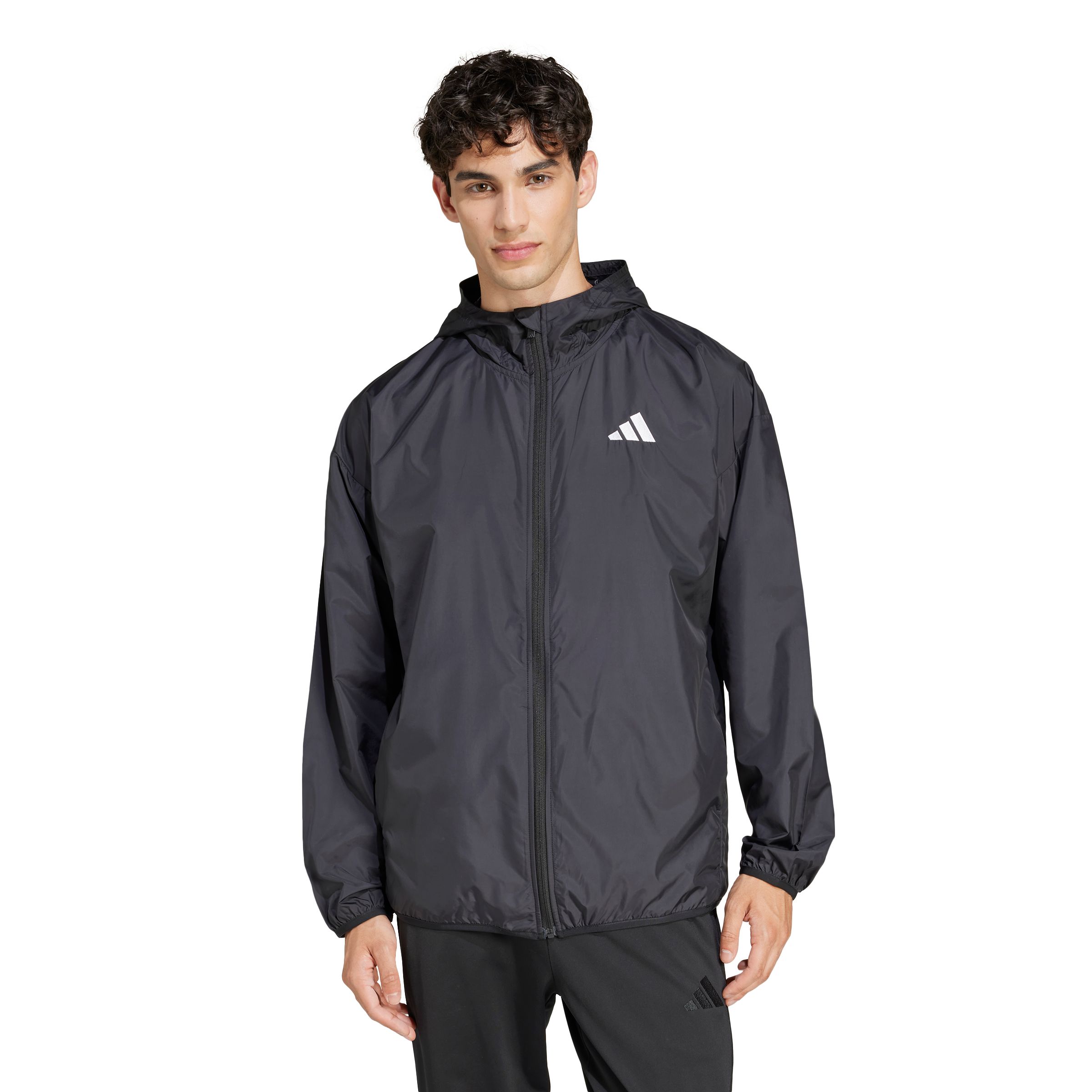 adidas Men's Sportswear Essentials Big Logo Windbreaker Jacket