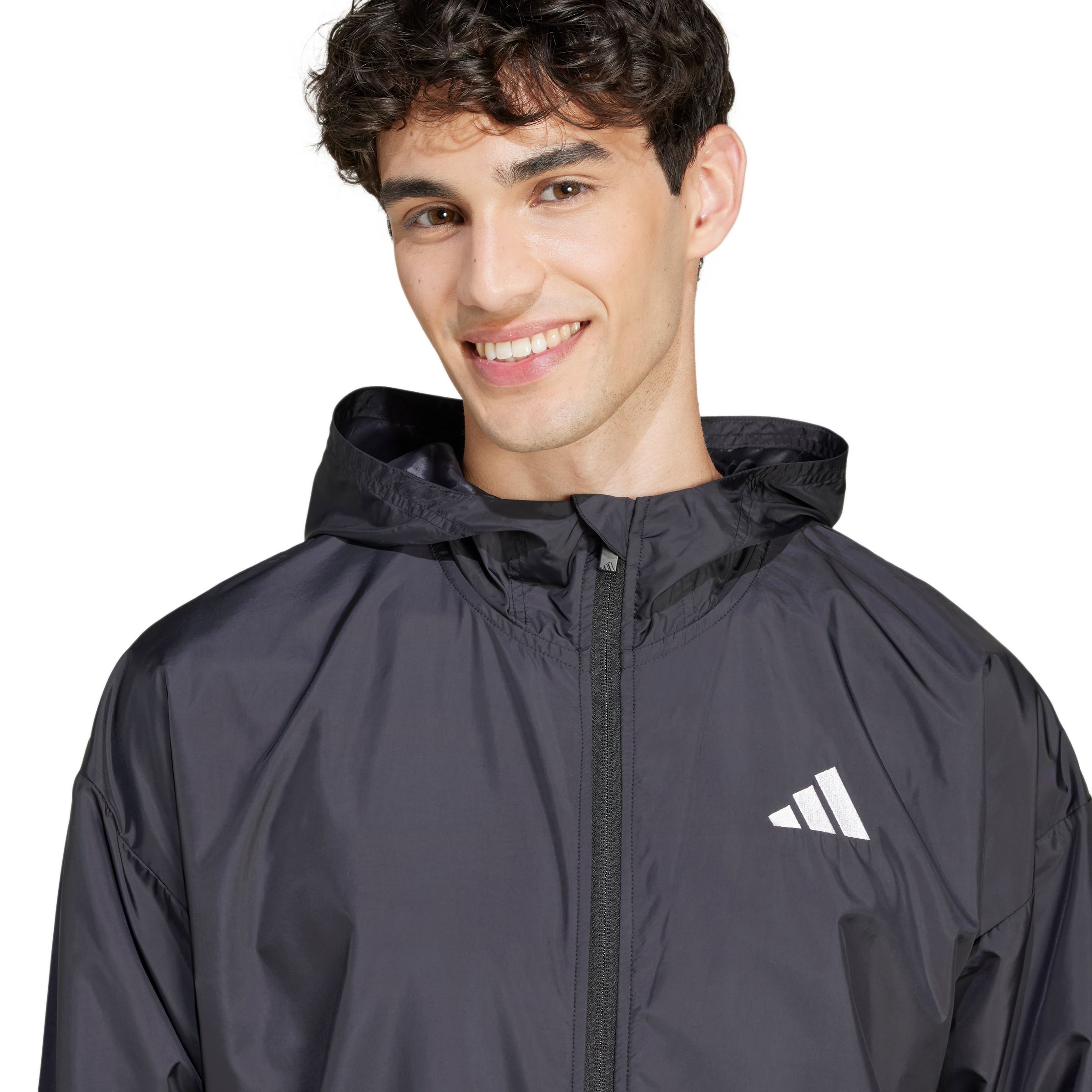 adidas Men's Sportswear Essentials Big Logo Windbreaker Jacket