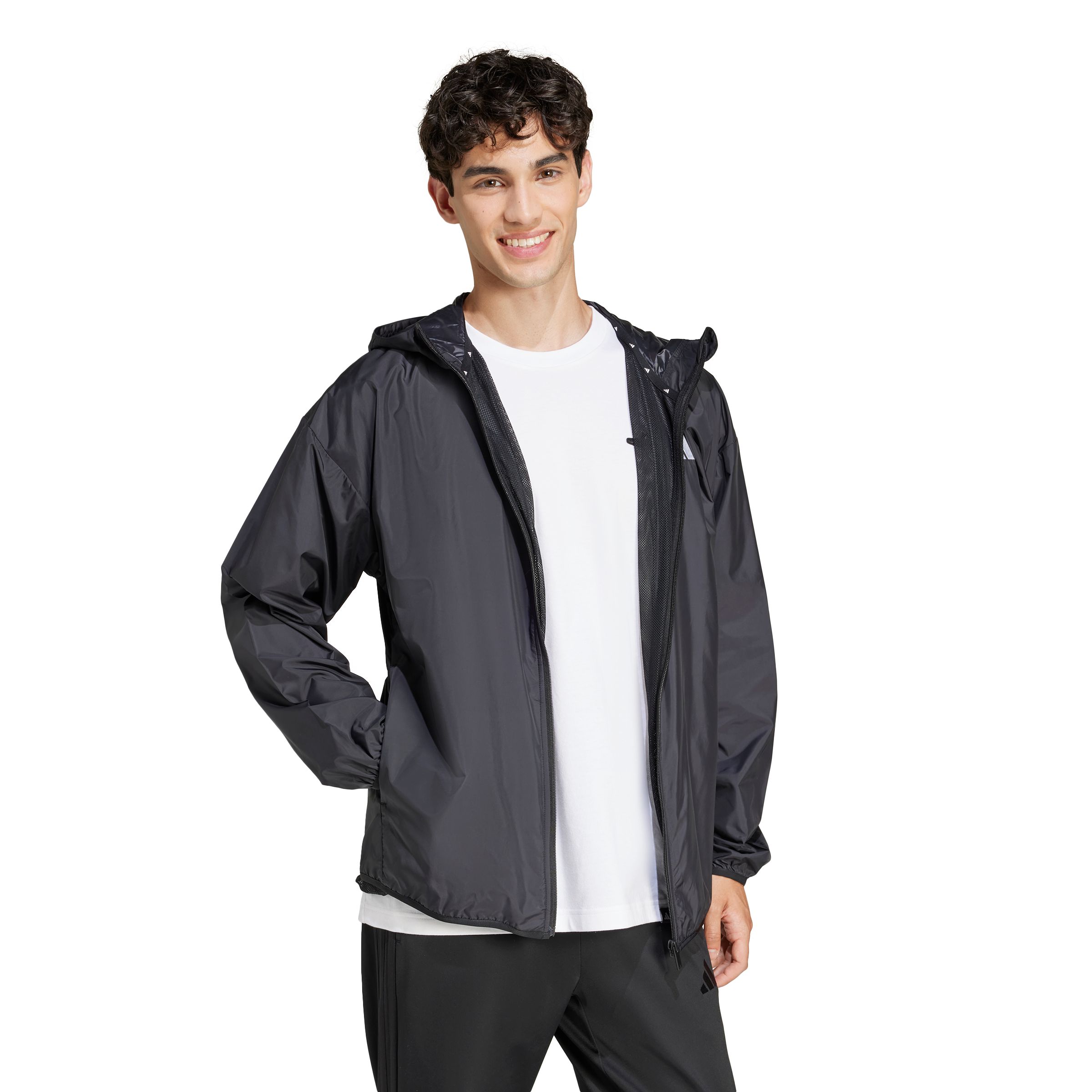 adidas Men's Sportswear Essentials Big Logo Windbreaker Jacket