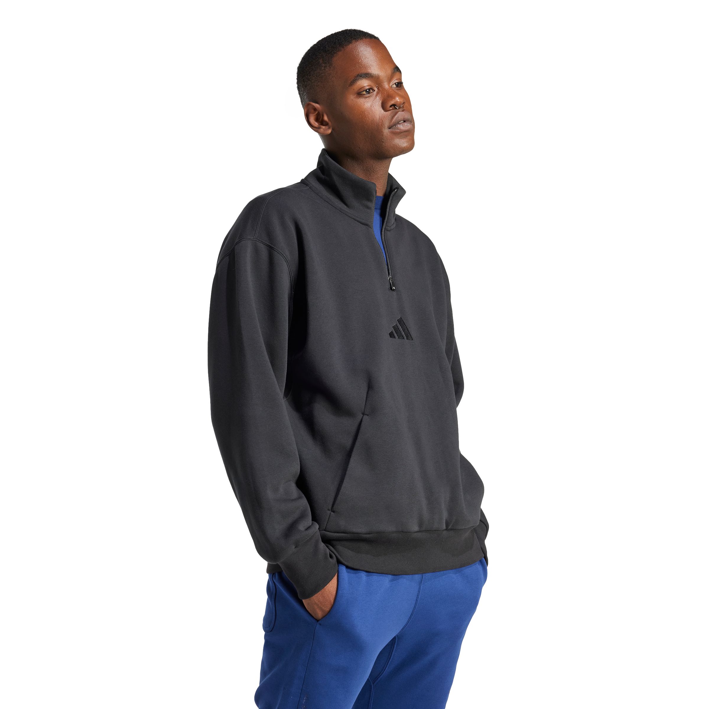 adidas Men's Sportswear ALL SZN Quarter Zip Long Sleeve Top