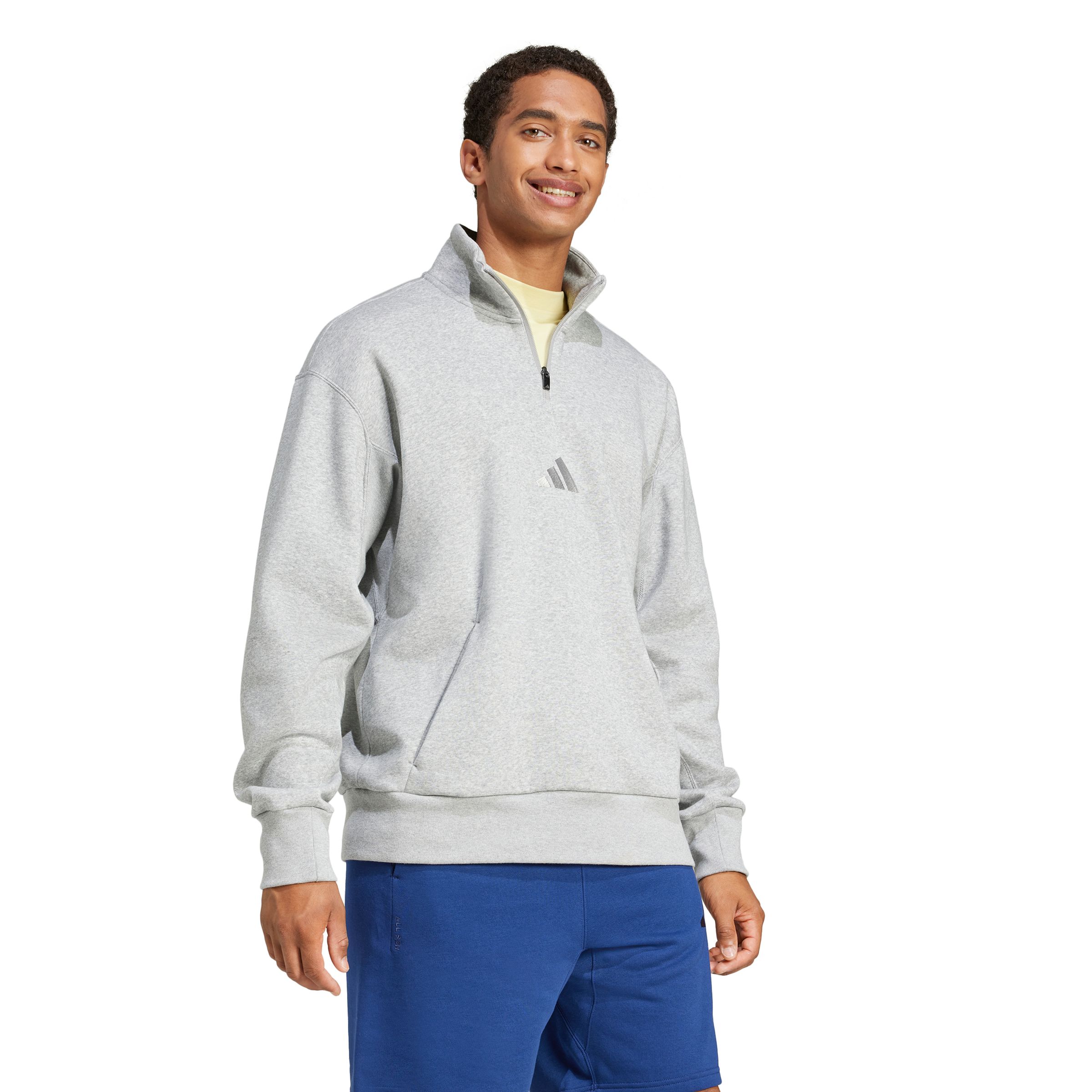 adidas Men's Sportswear ALL SZN Quarter Zip Long Sleeve Top
