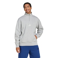 adidas Men's Sportswear ALL SZN Quarter Zip Long Sleeve Top