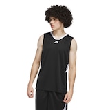 adidas Men's 3-Stripe Tank Front_Angled_Left