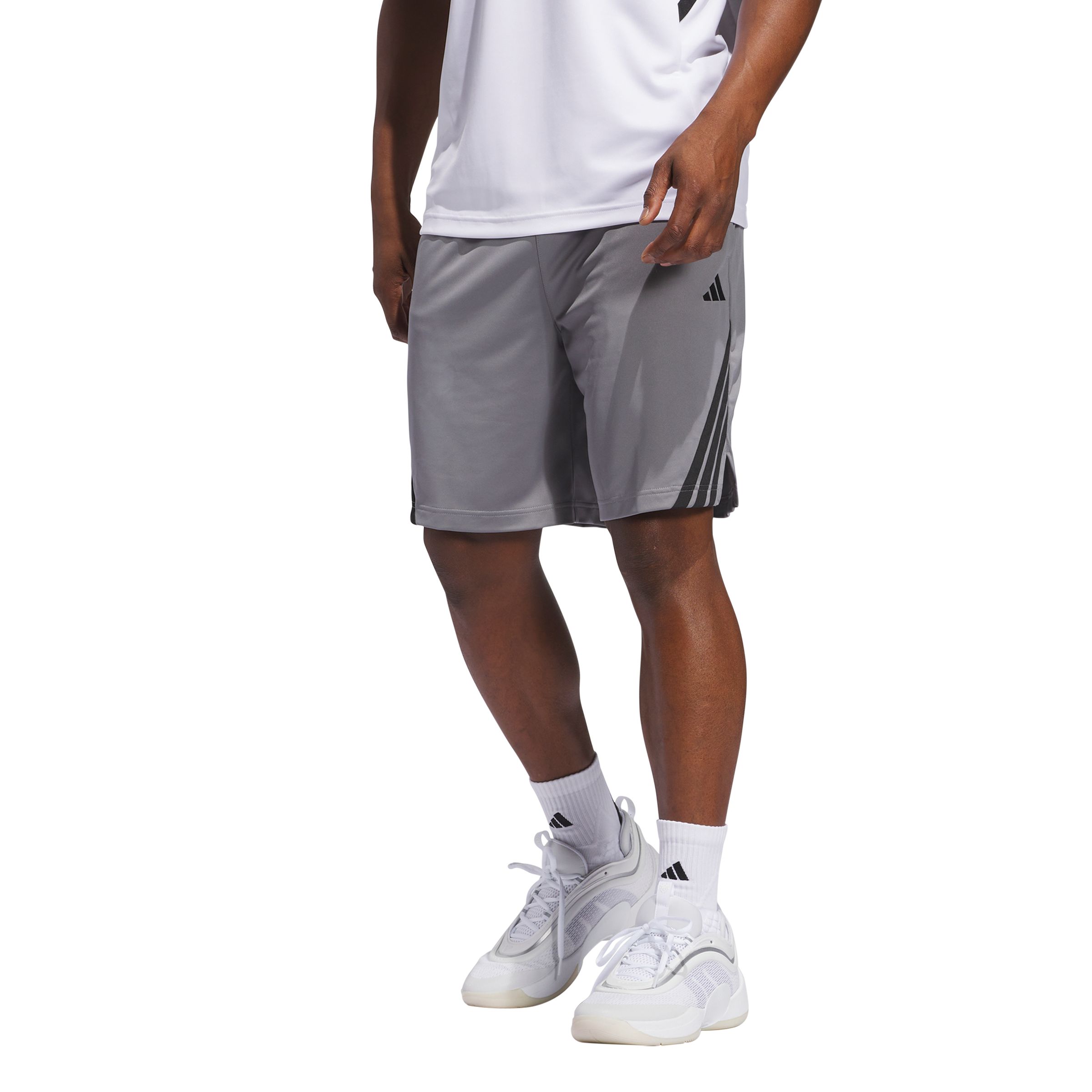 adidas Men's Legends 3-Stripe 11 Inch Shorts