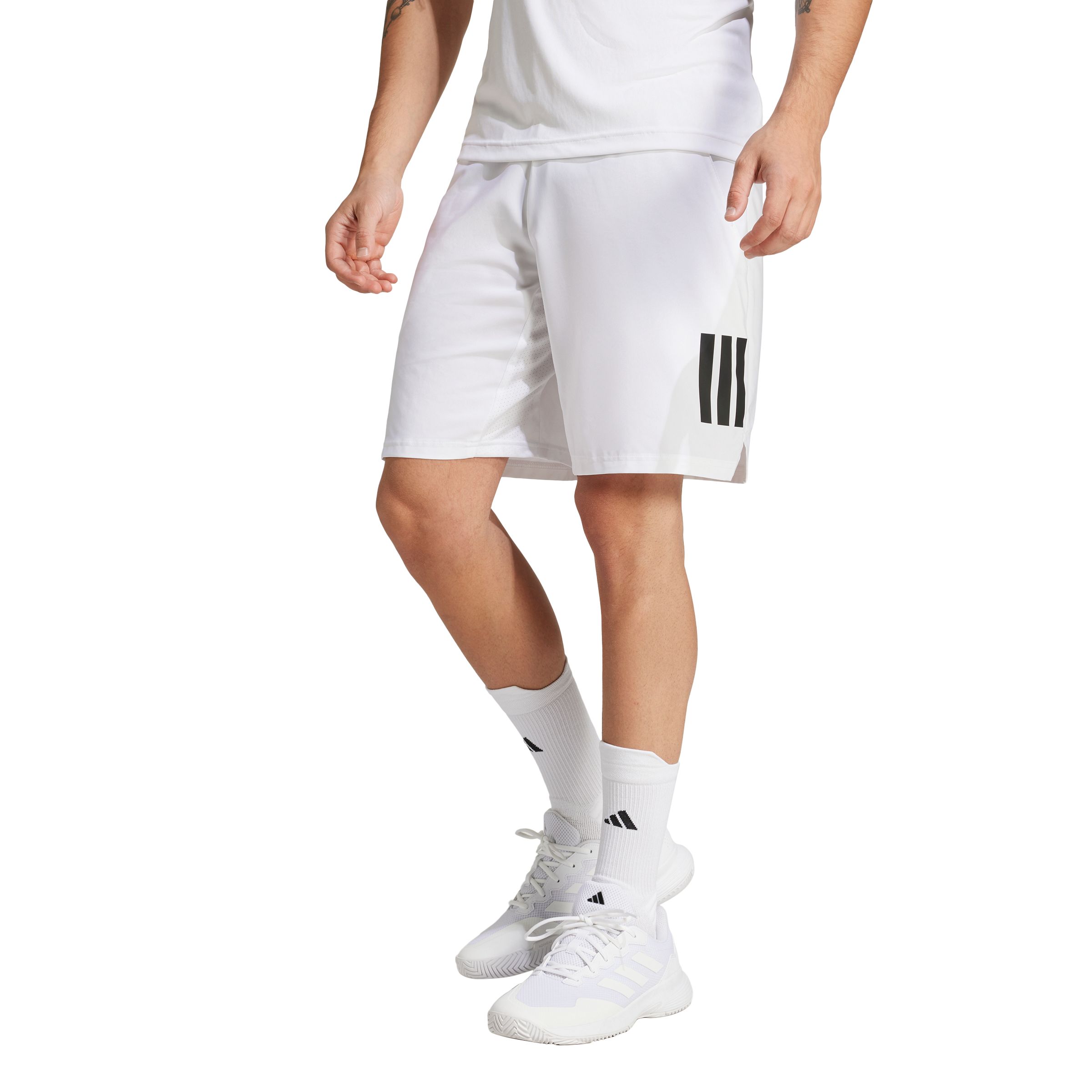 adidas Men's Club 3-Stripe 7 Inch Shorts