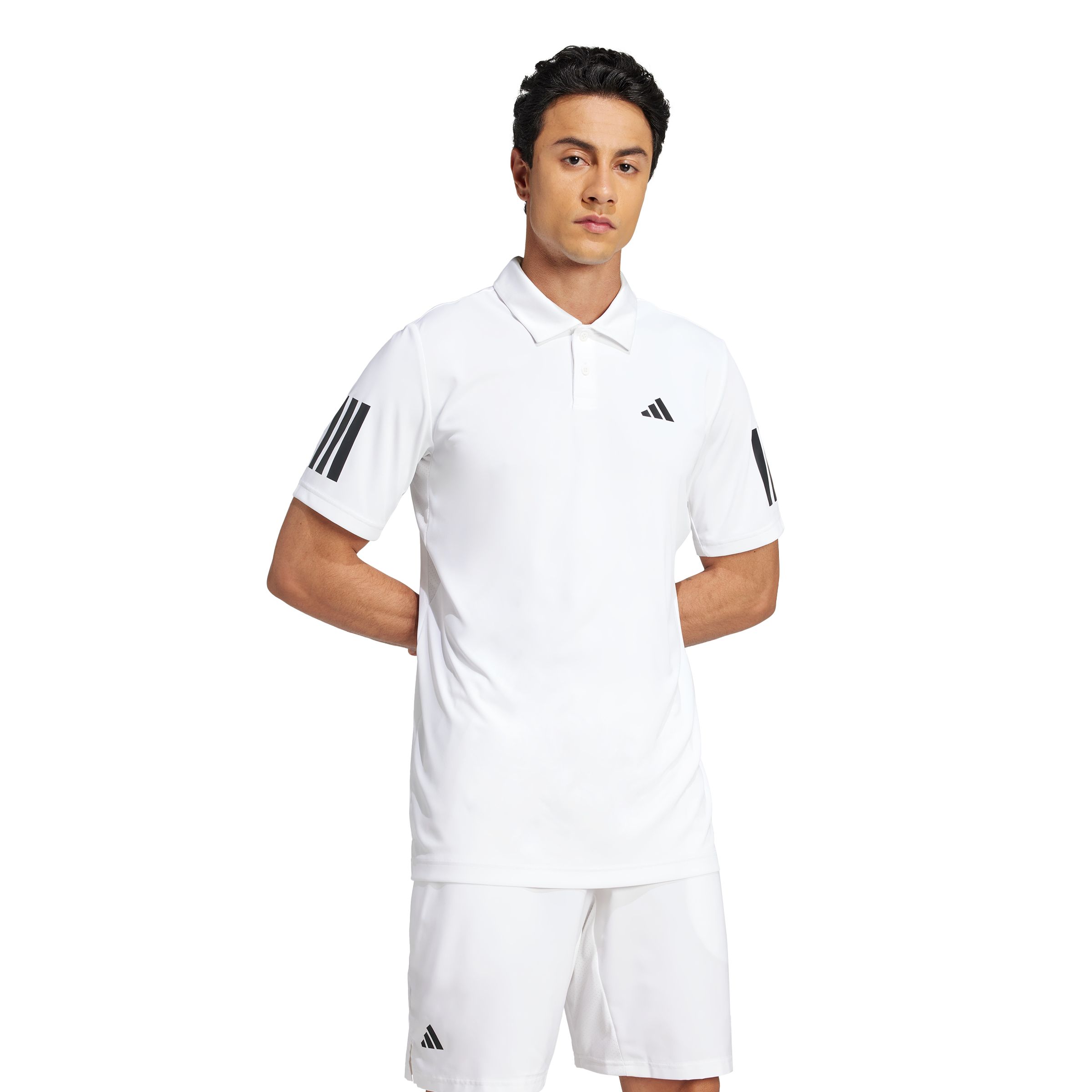 adidas Men's Club 3-Stripe Polo T-Shirt