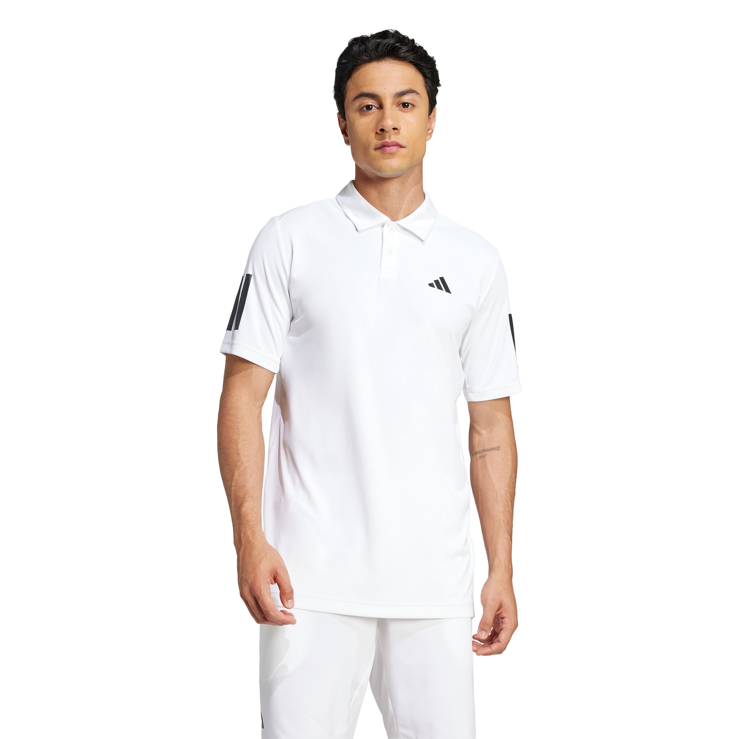adidas Men's Club 3-Stripe Polo T-Shirt