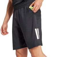 adidas Men's Club 3-Stripe 7 Inch Shorts Front_Angled_Left