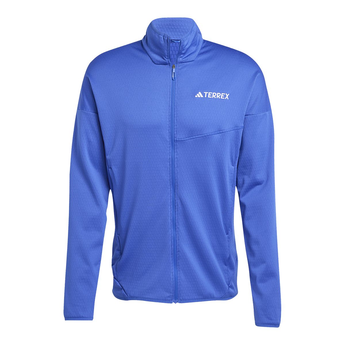 adidas Men's Terrex Xperior Fleece Full Zip Long Sleeve Top