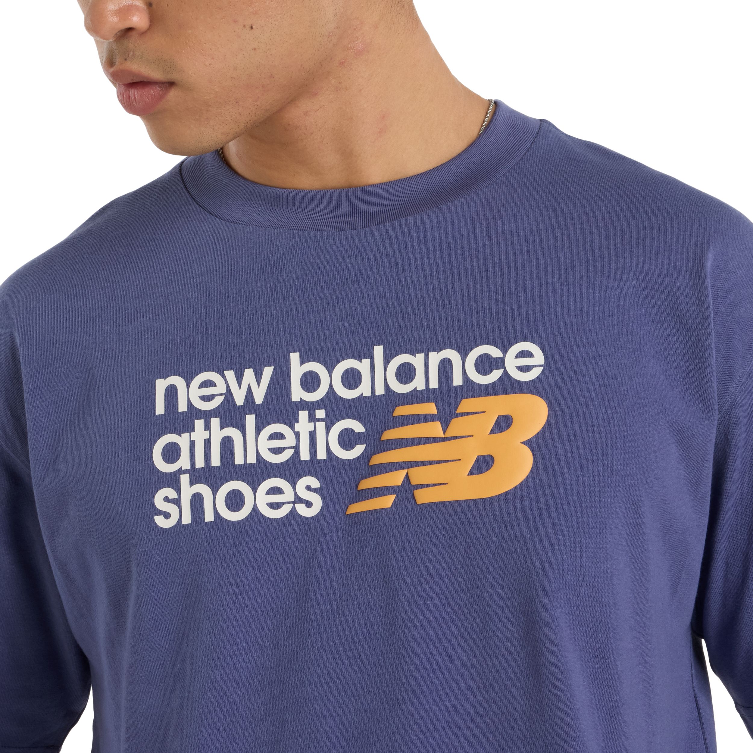 New Balance Men's Athletics Relaxed Logo T Shirt