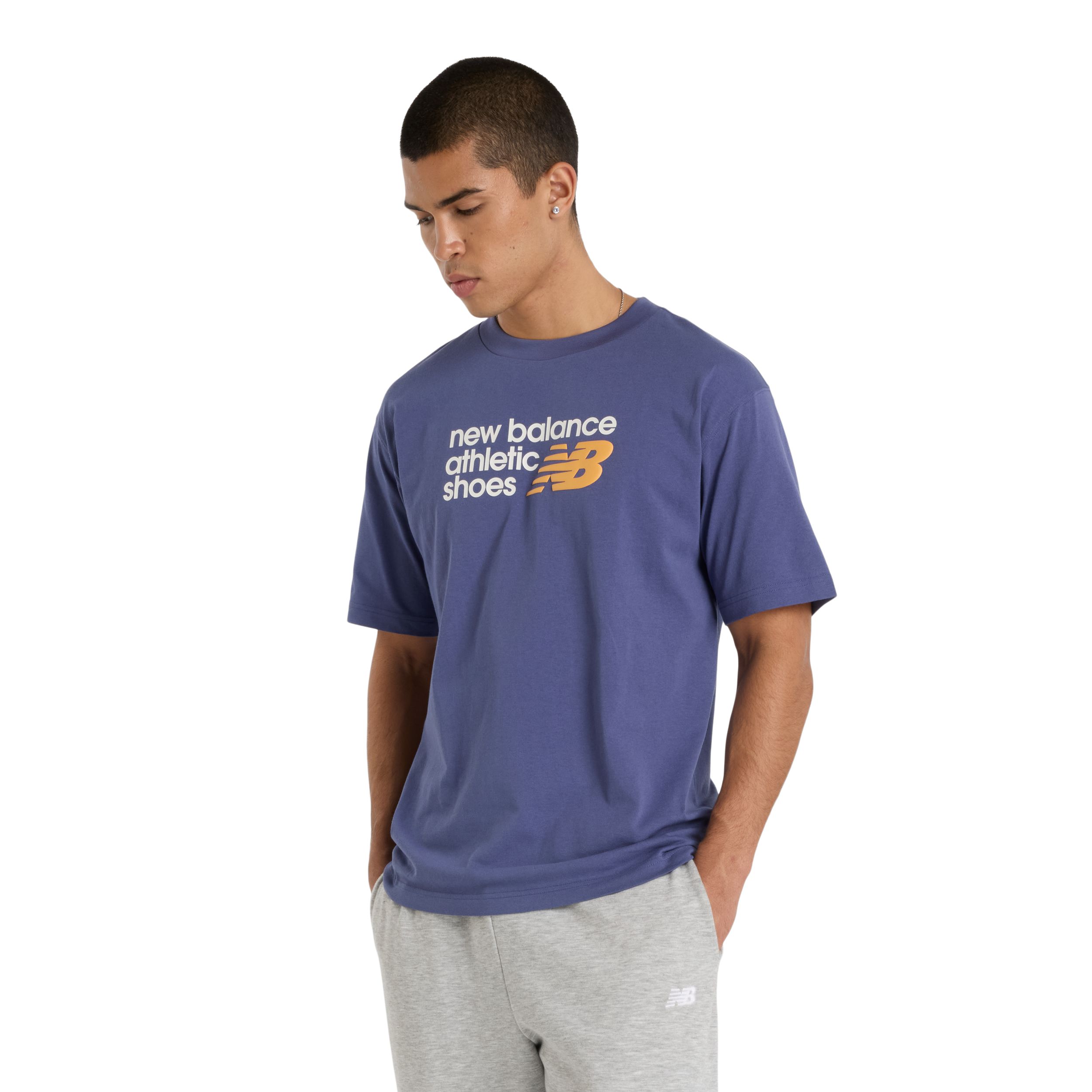 New Balance Men's Athletics Relaxed Logo T Shirt