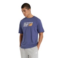 New Balance Men's Athletics Relaxed Logo T Shirt Front_Angled_Left