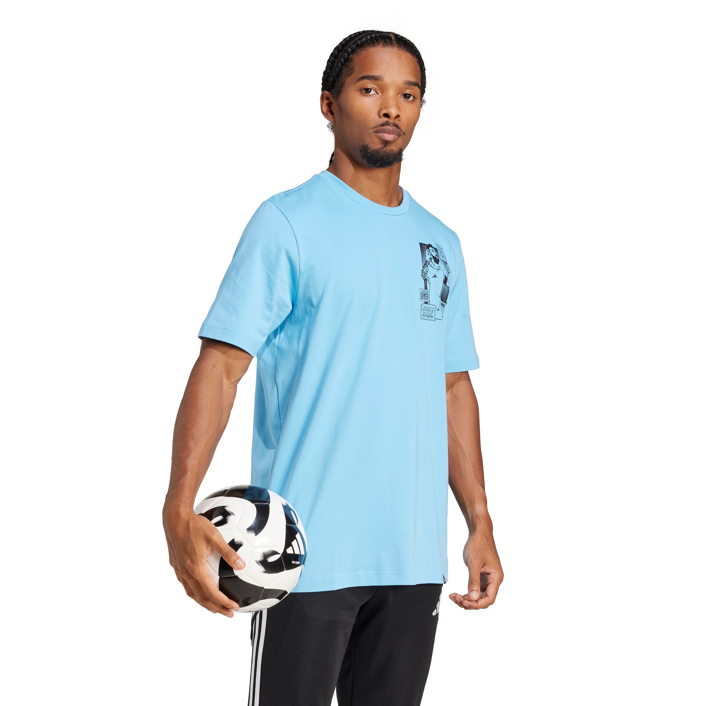 adidas Men's Messi Icon Graphic T Shirt