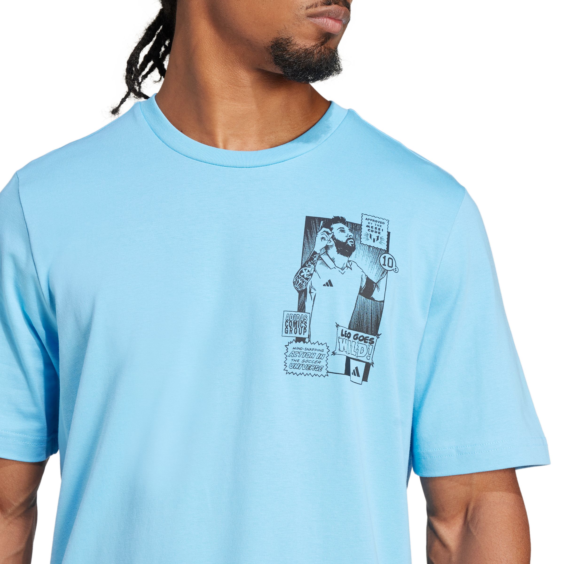 adidas Men's Messi Icon Graphic T Shirt