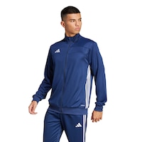 adidas Men's Tiro Essentials Jacket Front_Angled_Left