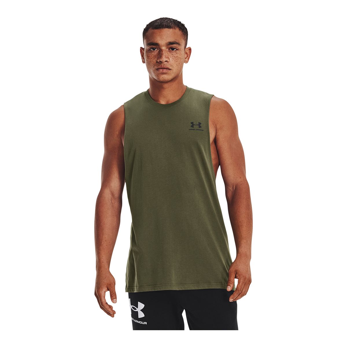 Under Armour Men's Left Chest Cut Off Tank