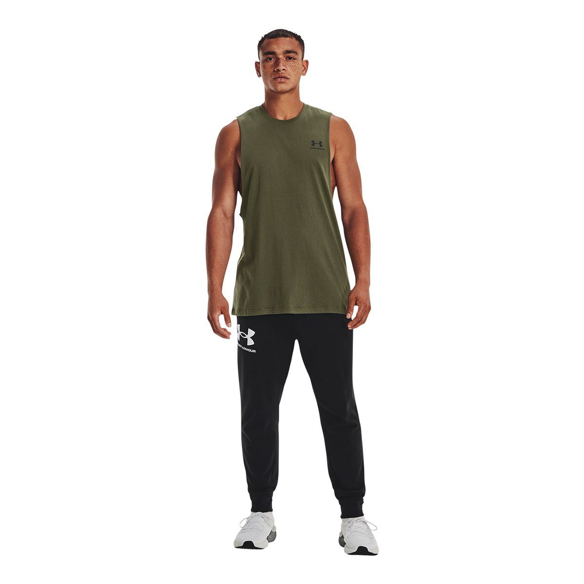 Under Armour Men's Left Chest Cut Off Tank