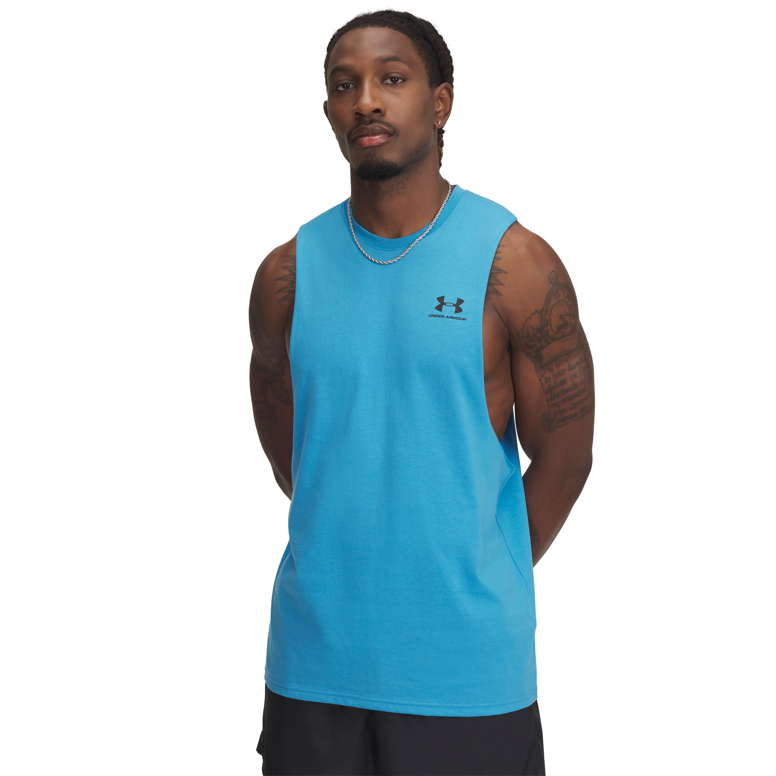Under Armour Men's Left Chest Cut Off Tank