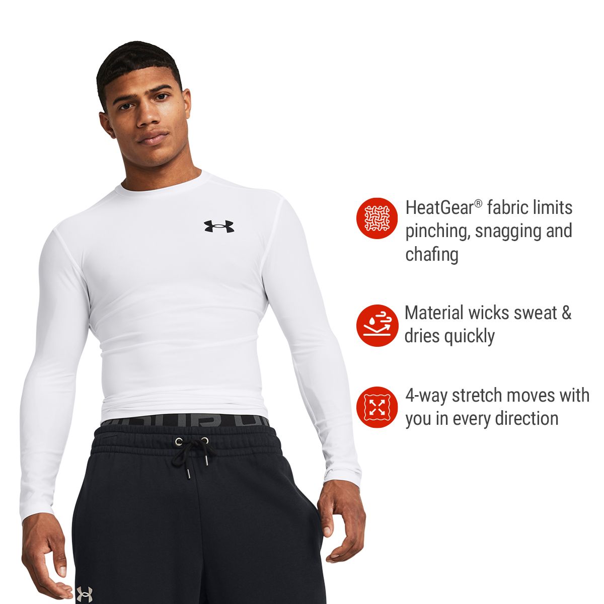Under Armour Men's HeatGear© OG Compression Long Sleeve Shirt